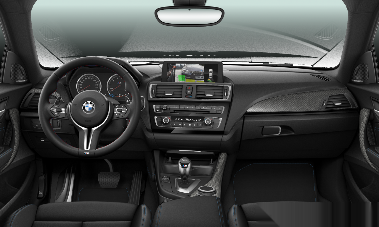Interior of BMW M2 (F87), VIN WBS1H9106GV841858