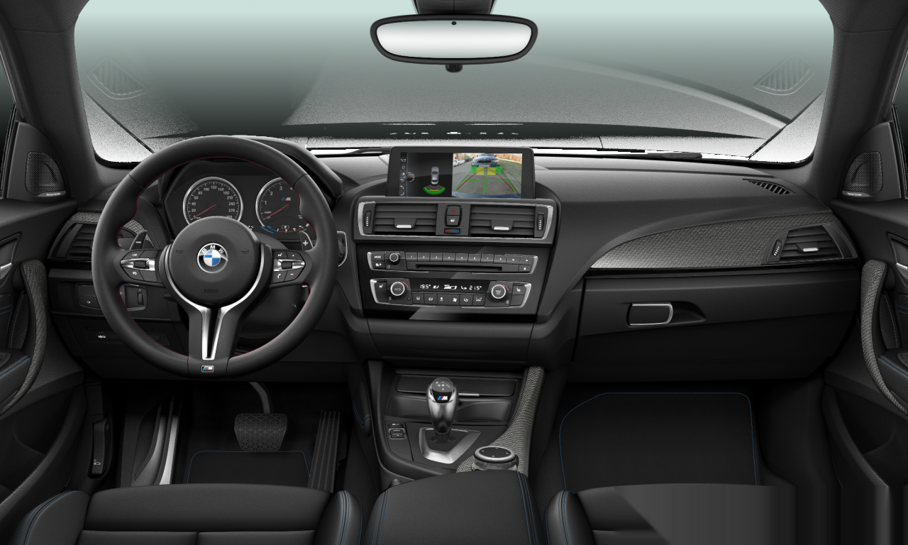 Interior of BMW M2 (F87), VIN WBS1H92030V817702
