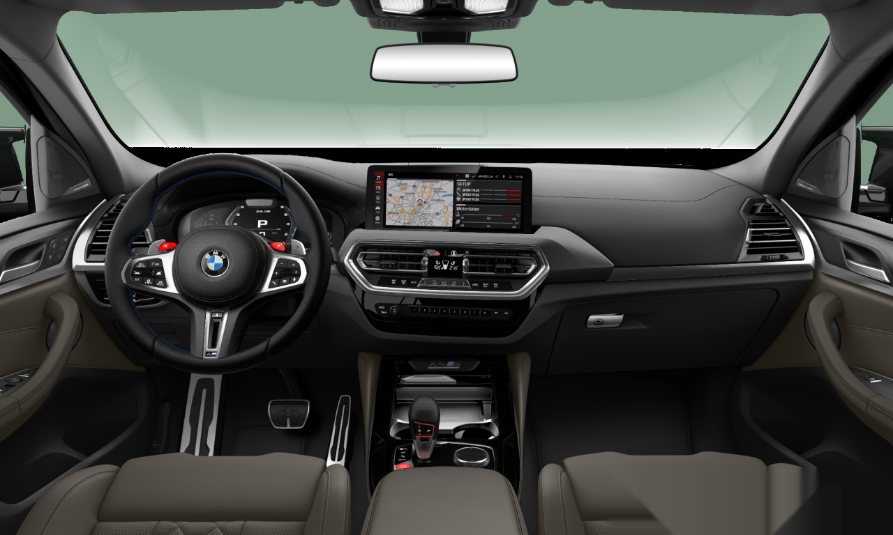 Interior of BMW X4 M (F98 (MUE)), VIN WBS22EC0909T58665