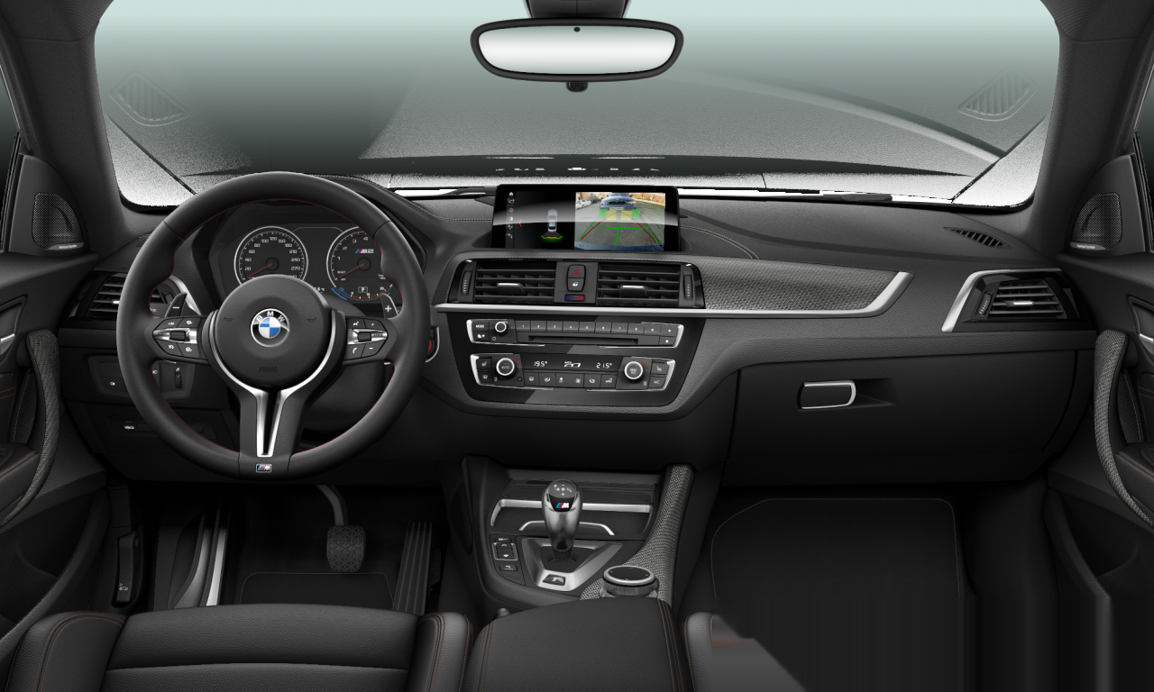 Interior of 2019 BMW M2 CS (F87 (MUE)), VIN WBS2U710707D40463