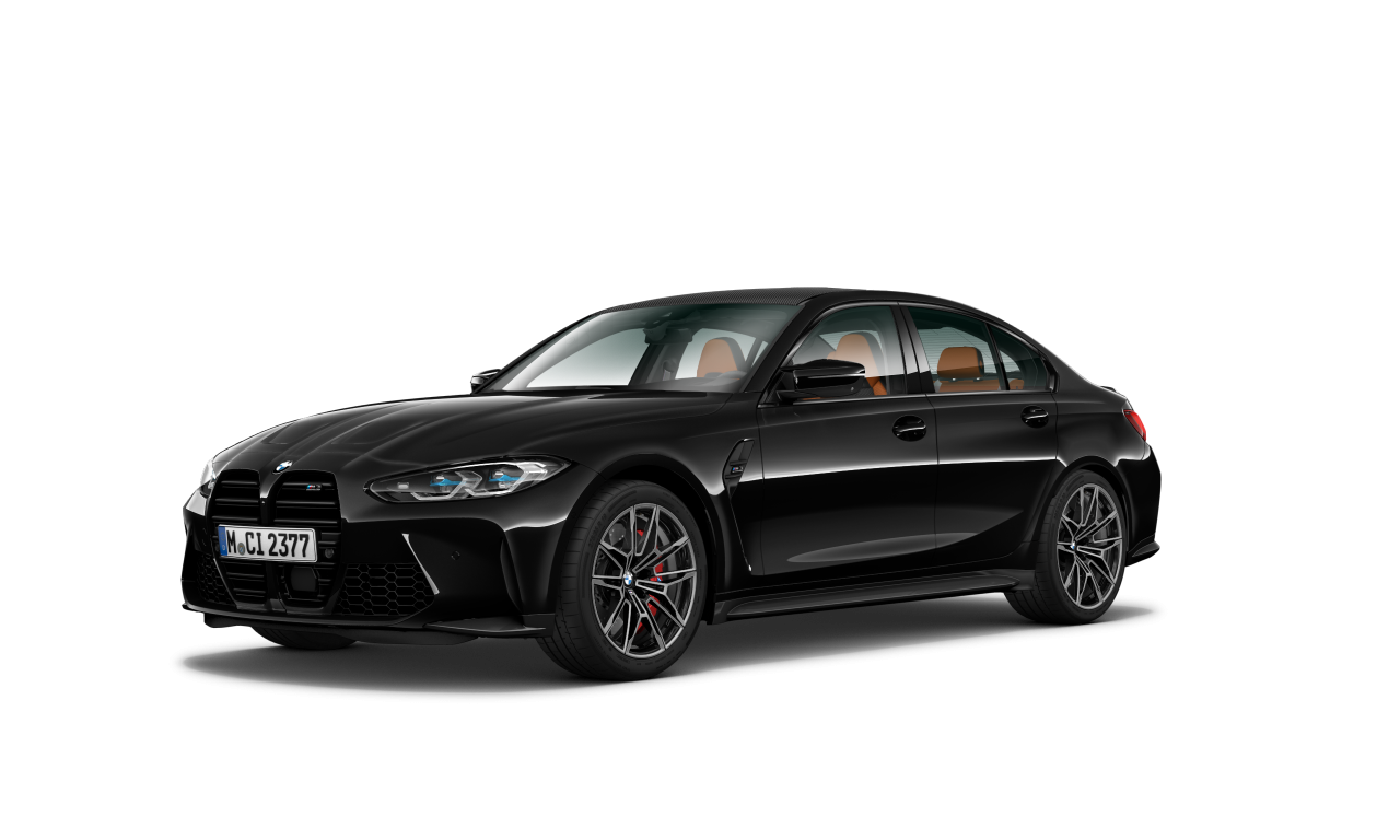 Exterior of 2021 BMW M3 Competition (G80), VIN WBS31AY03NFL91775
