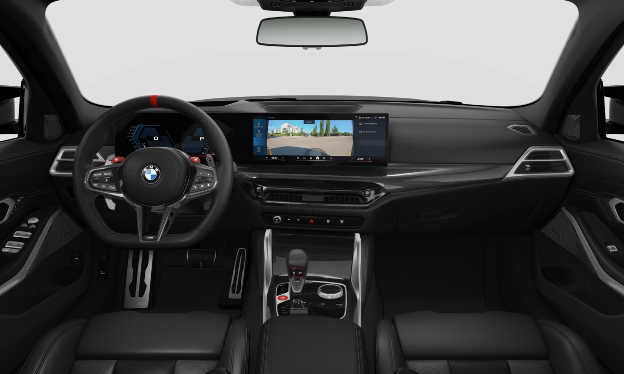 Interior of BMW M3 Competition M xDrive (G80 (MUE)), VIN WBS31HJ020FW51403