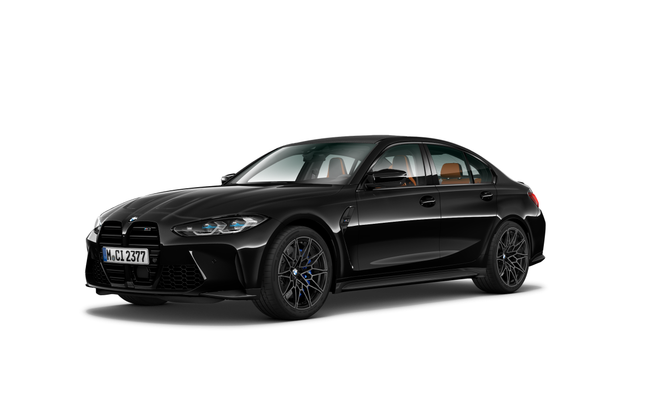 Exterior of 2021 BMW M3 Competition (G80), VIN WBS32AY090FM28236