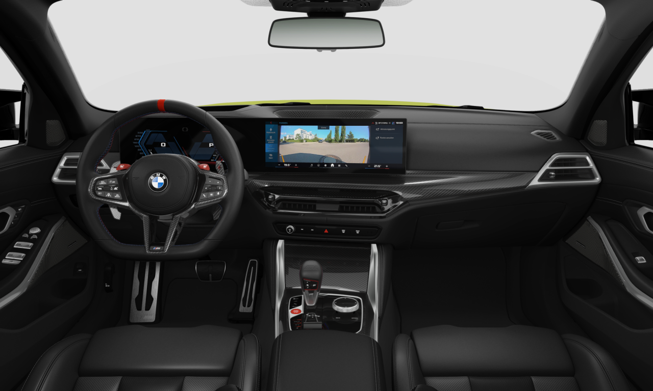 Interior of BMW M3 Competition M xDrive (G80 (MUE)), VIN WBS32HJ040FW61170