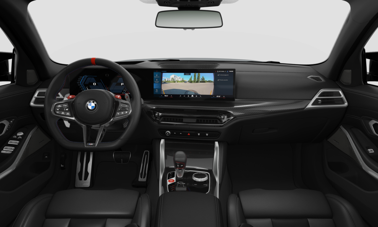 Interior of BMW M3 Competition M xDrive (G80 (MUE)), VIN WBS32HJ050FU72656