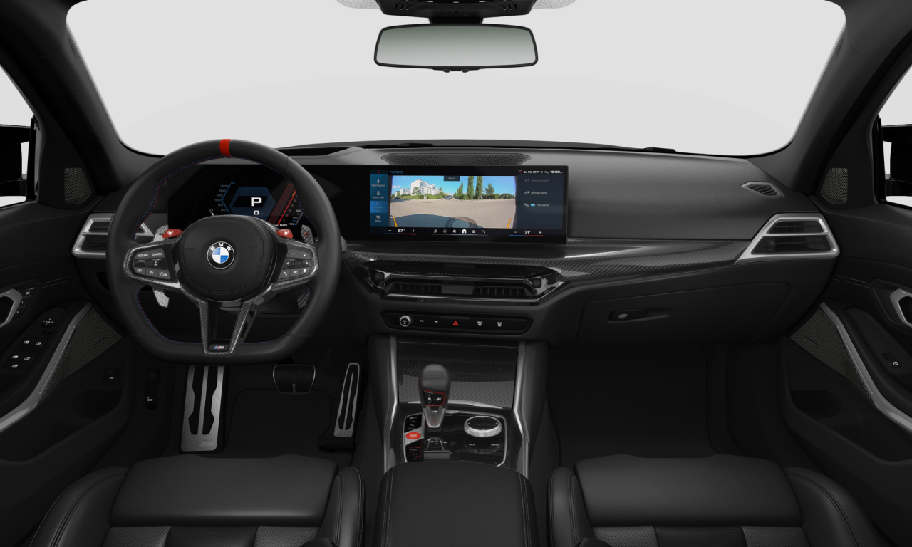 Interior of BMW M3 Competition M xDrive (G80 (MUE)), VIN WBS33HJ03SFU73790