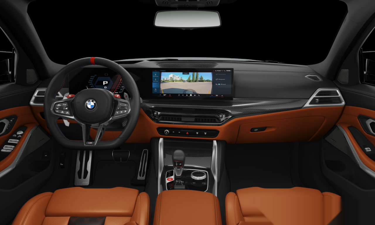 Interior of 2026 BMW M3 Competition M xDrive (G80 (MUE)), VIN WBS33HJ07VFW70062