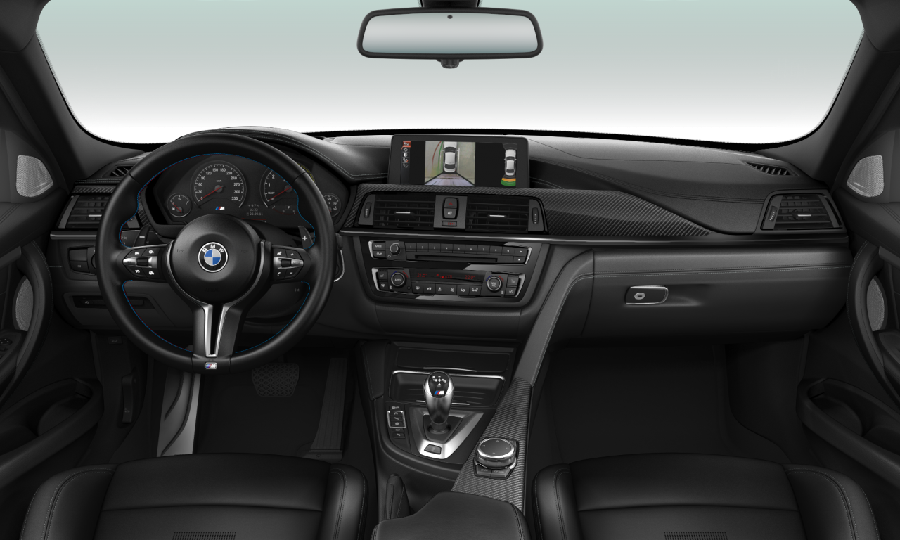 Interior of 2015 BMW M3 (F80), VIN WBS3C92080P818596