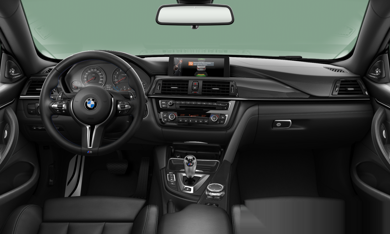 Interior of BMW M4 (F83), VIN WBS3U9103FJ956170