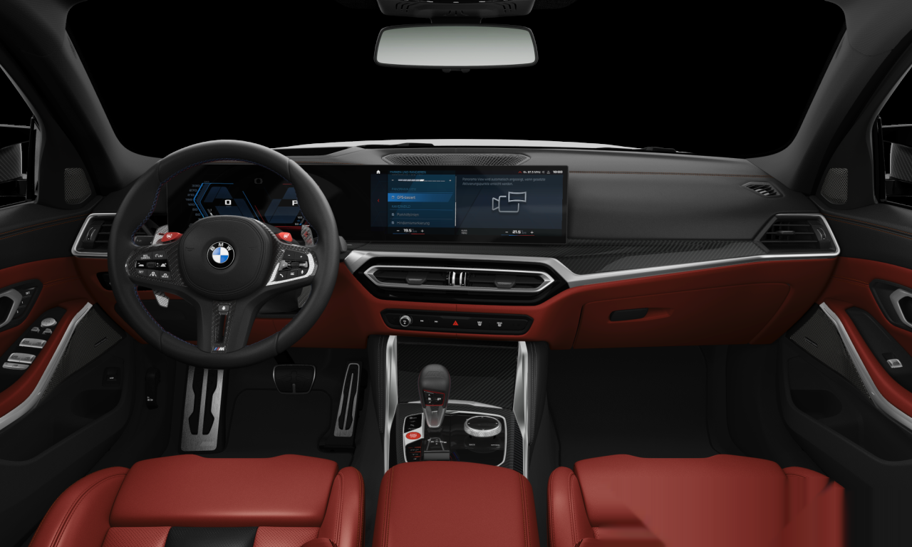Interior of BMW M3 Competition M xDrive (G80), VIN WBS42AY010FN71721