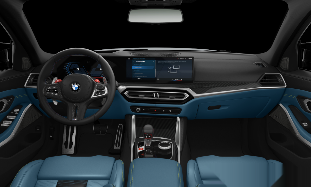 Interior of BMW M3 Competition M xDrive (G80), VIN WBS42AY080FN28770