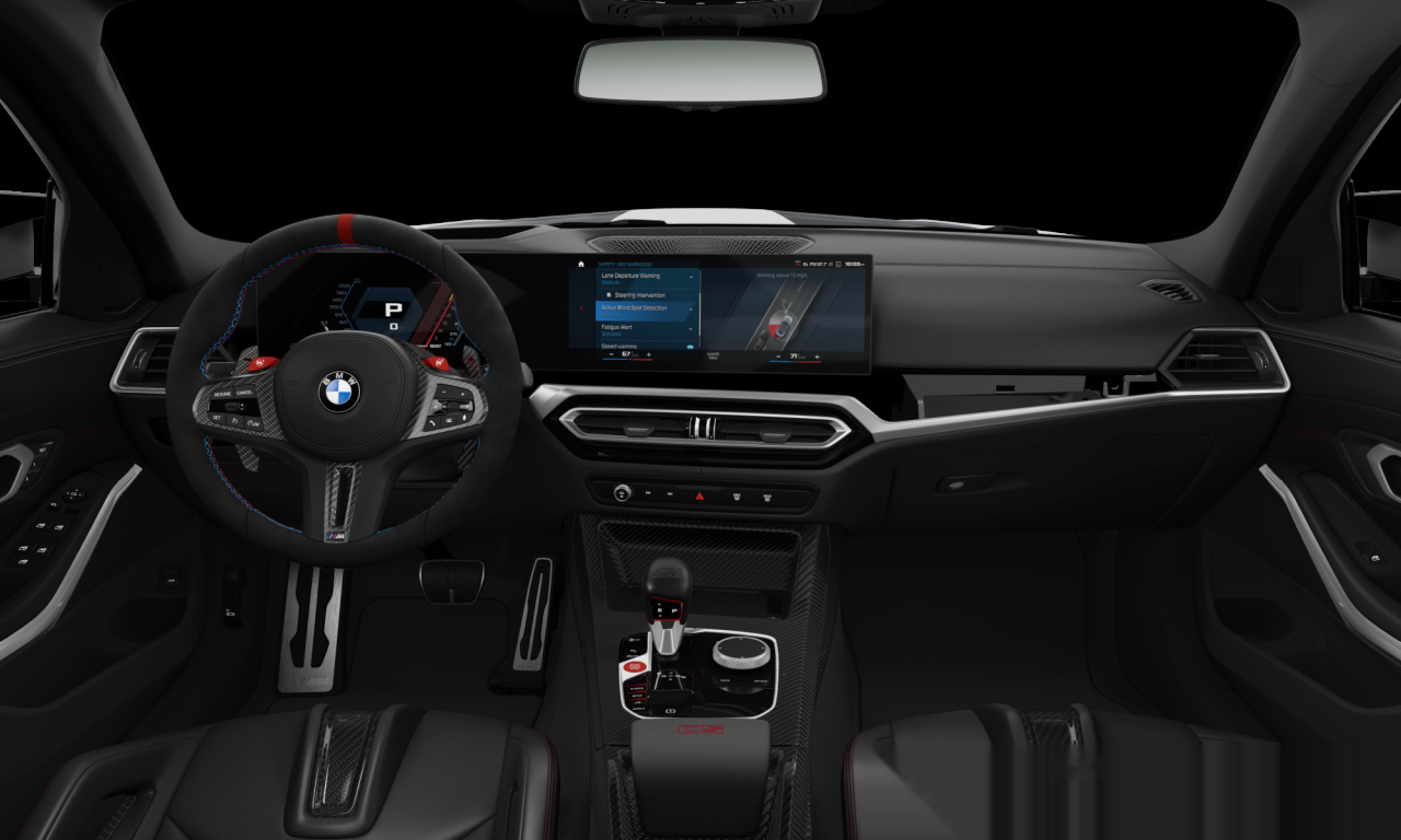 Interior of BMW M3 CS (G80), VIN WBS63AY07RFP96082