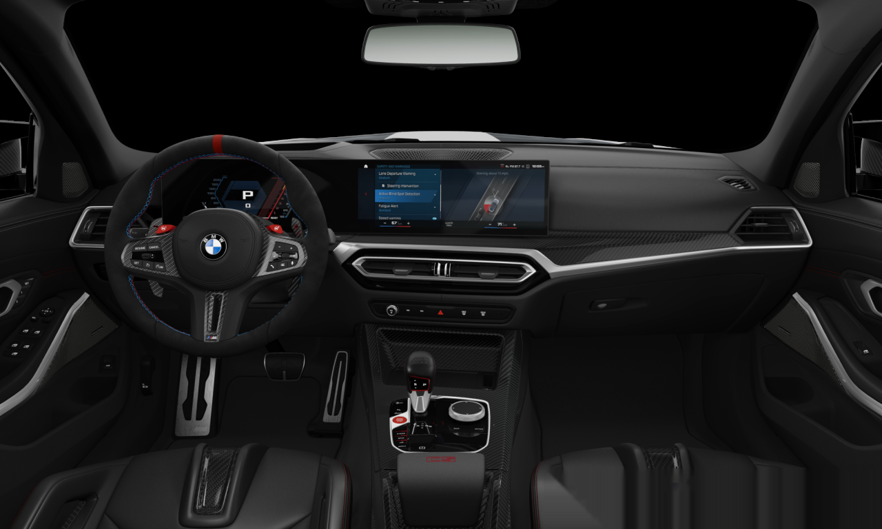 Interior of BMW M3 CS (G80), VIN WBS63AY0XRFR44581