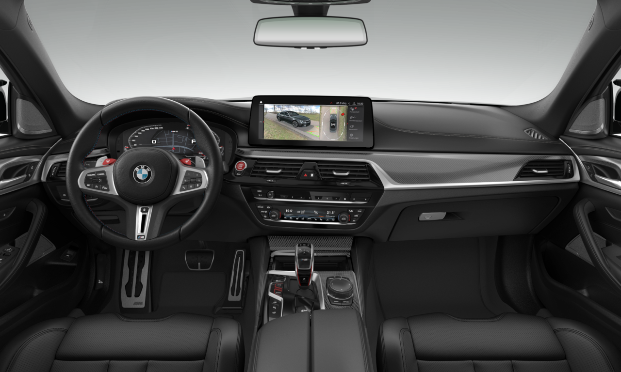 Interior of BMW M5 (F90 (MUE)), VIN WBS83CH0XMCF45817