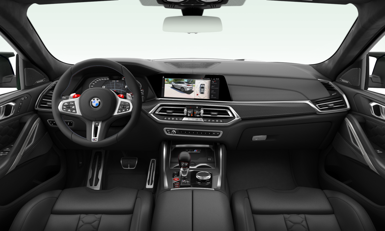 Interior of 2020 BMW X6 M (F96), VIN WBSCY010X09C74317