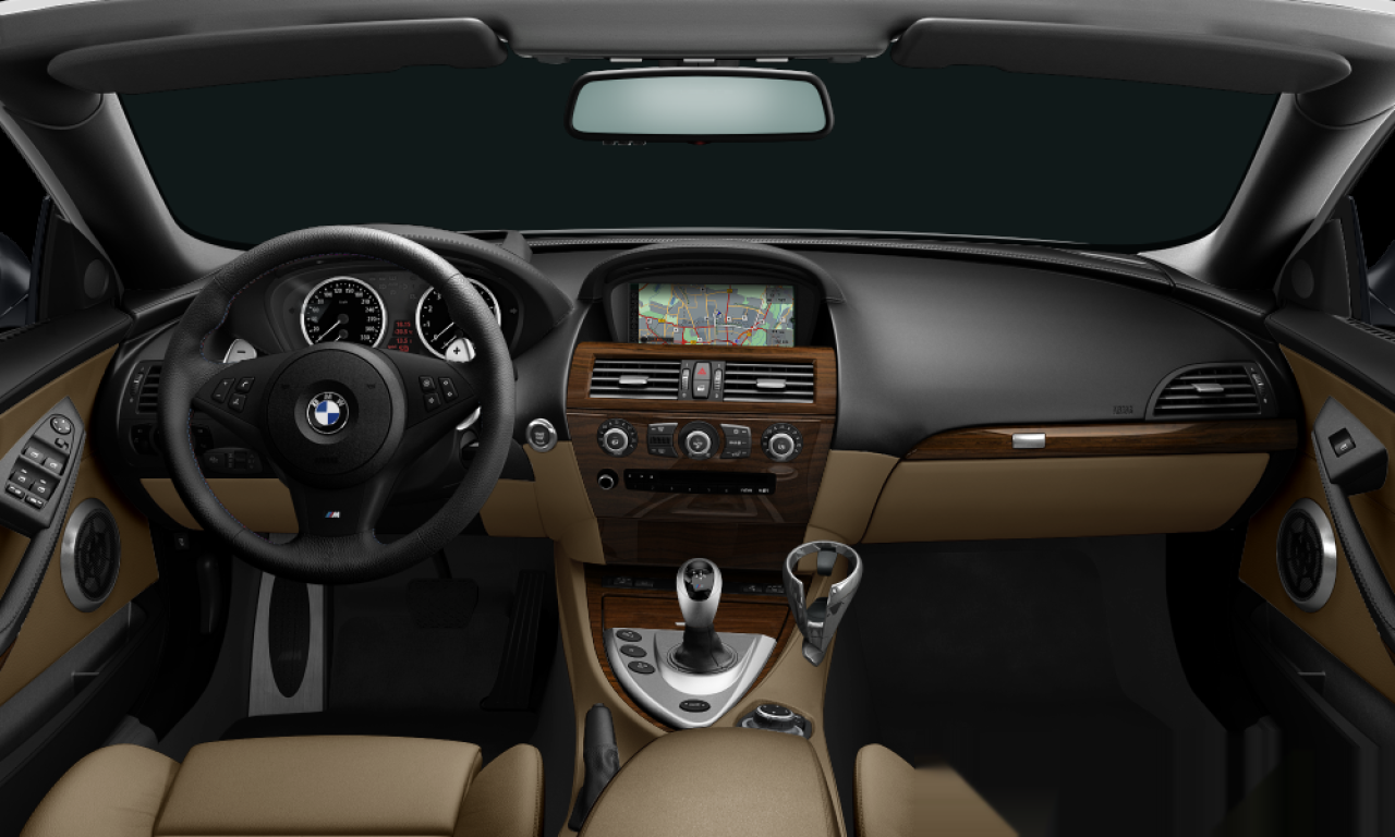Interior of BMW M6 (E64 (M6)), VIN WBSEK9C57ACY80506