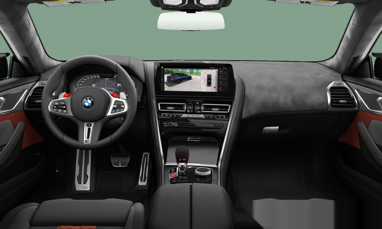 Interior of BMW M8 Gran Coupé (F93), VIN WBSGV0C00SCS06781
