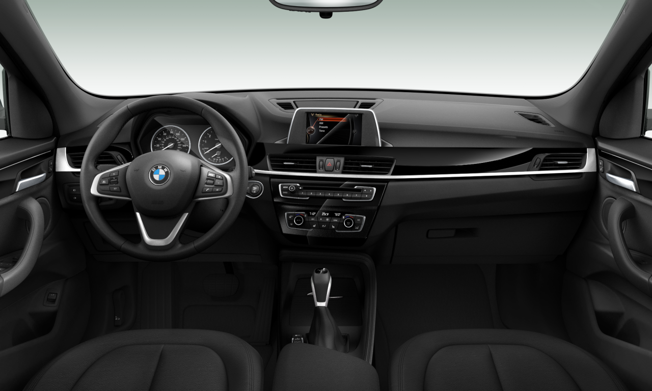 Interior of BMW X1 xDrive25i (F48), VIN WBXHT3Z31H4A56550