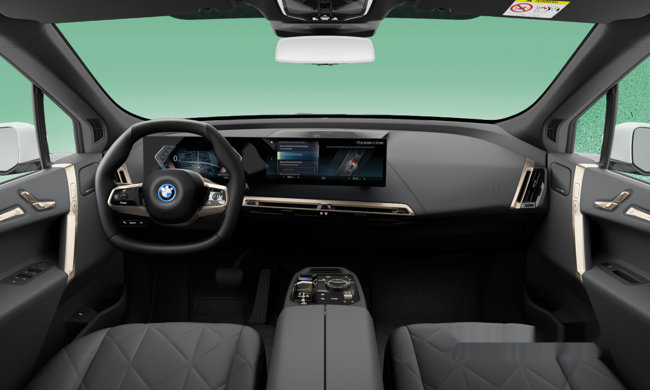 Interior of BMW iX xDrive40 (I20), VIN WBY11CF000CJ09811
