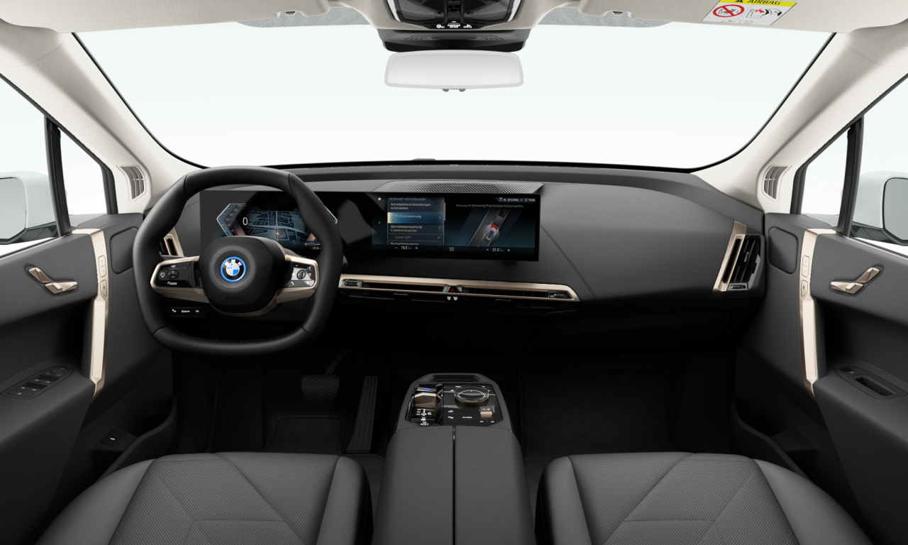 Interior of BMW iX xDrive40 (I20), VIN WBY11CF000CM31171