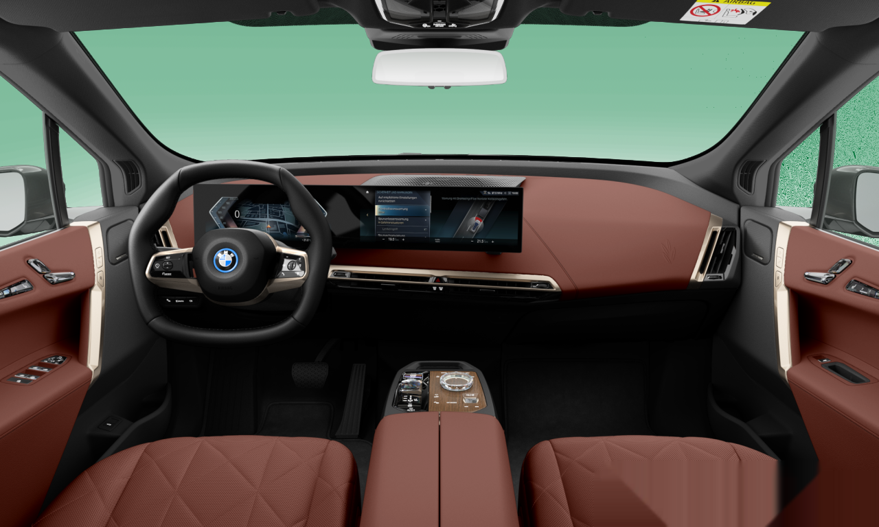Interior of BMW iX xDrive40 (I20), VIN WBY11CF0X0CJ60975