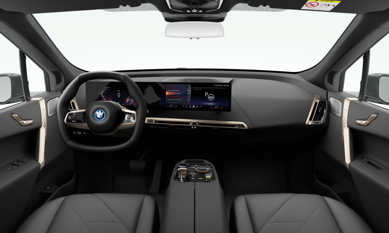 Interior of BMW iX xDrive40 (I20), VIN WBY12CF050CR08643