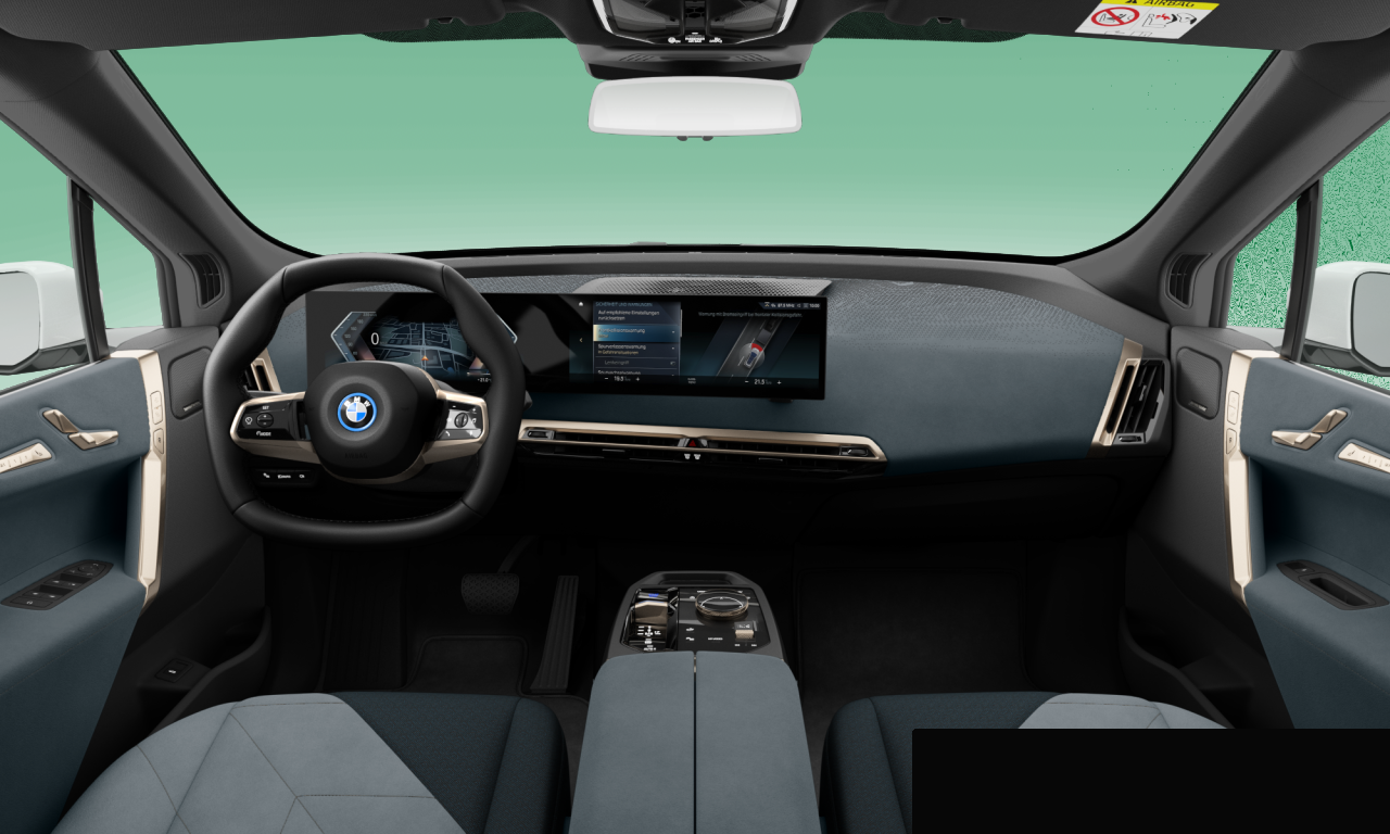 Interior of BMW iX xDrive40 (I20), VIN WBY12CF0X0CJ47883