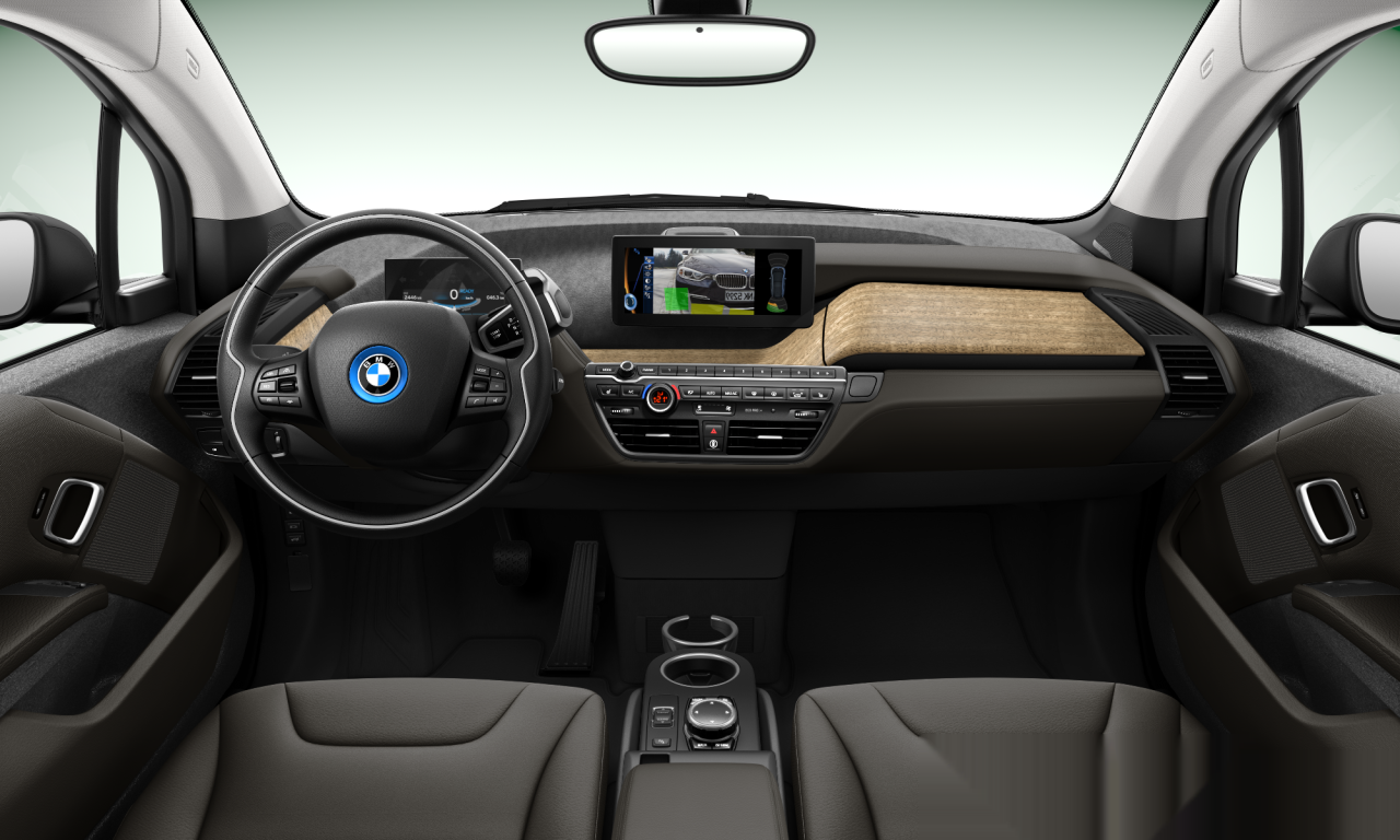 Interior of BMW i3 (I01), VIN WBY1Z21070V308918