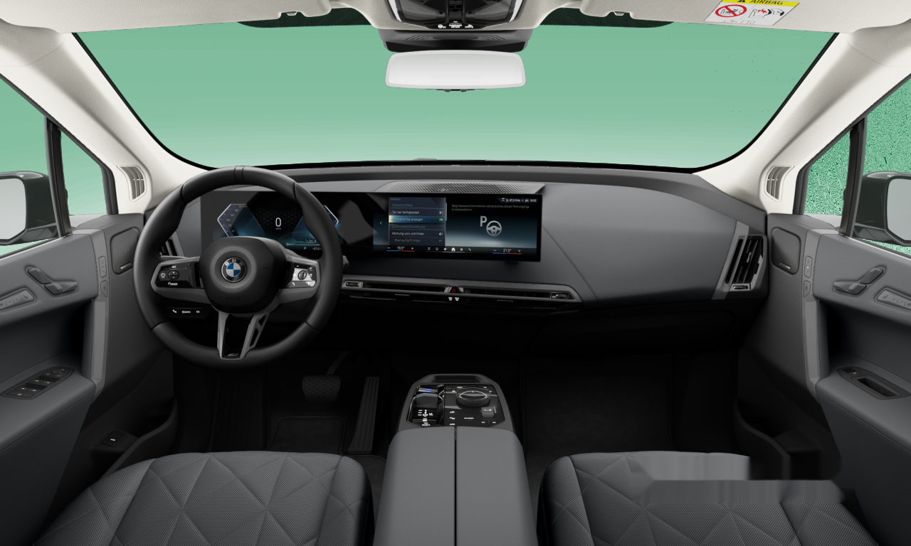Interior of BMW iX xDrive50 (I20), VIN WBY21CF000CU61307