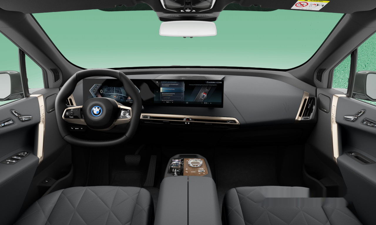 Interior of 2022 BMW iX xDrive50 (I20), VIN WBY21CF00PCL78339