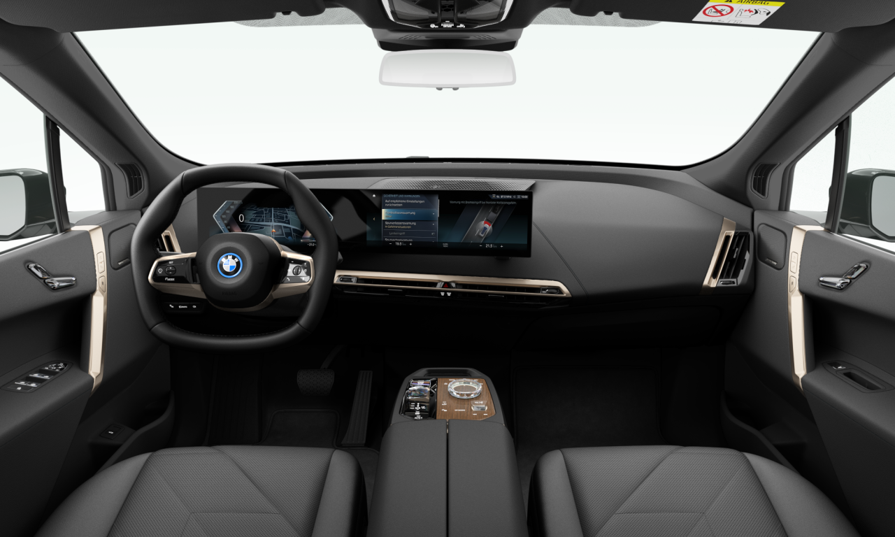 Interior of BMW iX xDrive50 (I20), VIN WBY21CF05PCN27358