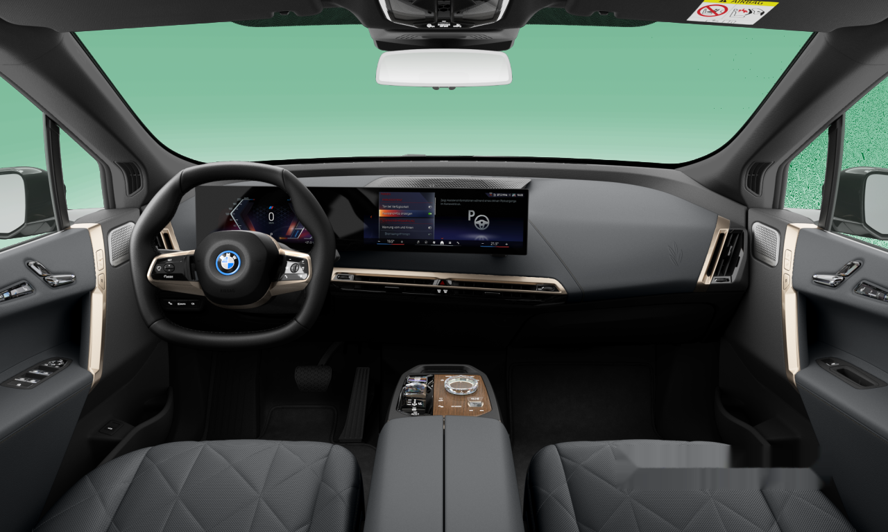 Interior of BMW iX xDrive50 (I20), VIN WBY21CF07RCS04593