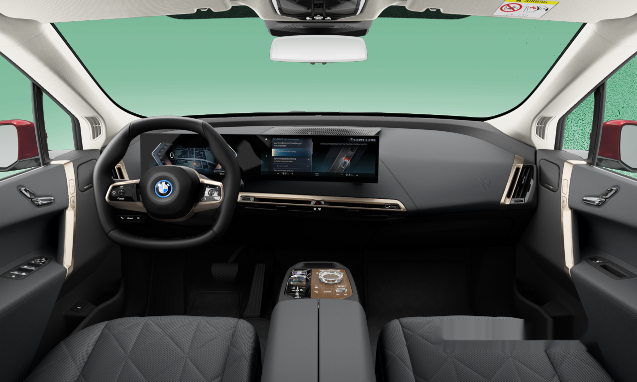 Interior of BMW iX xDrive50 (I20), VIN WBY21CF0XPCM11766