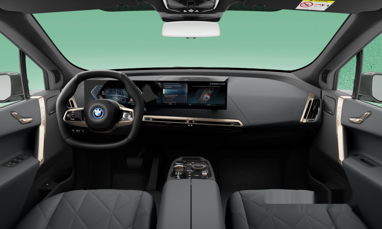 Interior of BMW iX xDrive50 (I20), VIN WBY22CF060CL88635