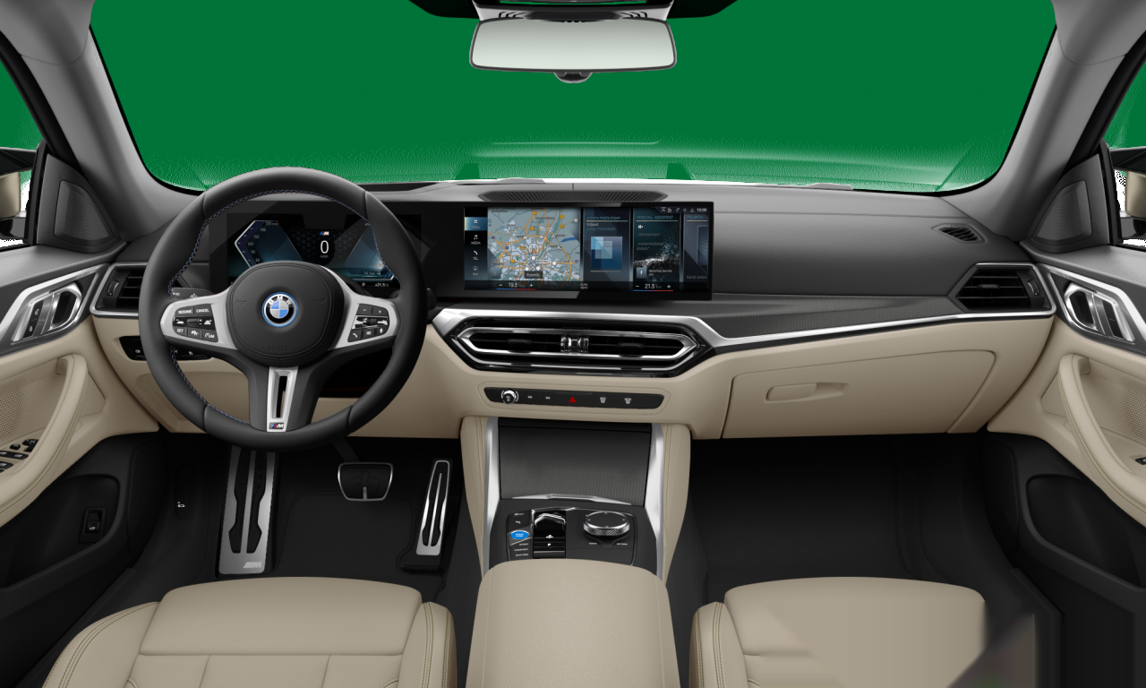 Interior of BMW i4 M50 (G26), VIN WBY31AW02RFP85489