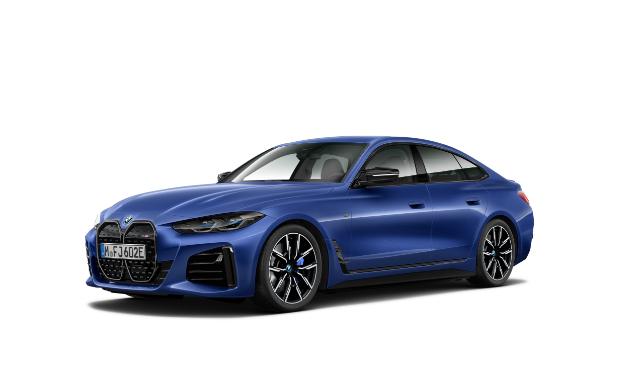Exterior of BMW i4 M50 (G26), VIN WBY31AW050FM56157