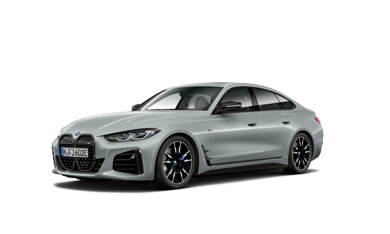 Exterior of 2022 BMW i4 M50 (G26), VIN WBY32AW020FM74743