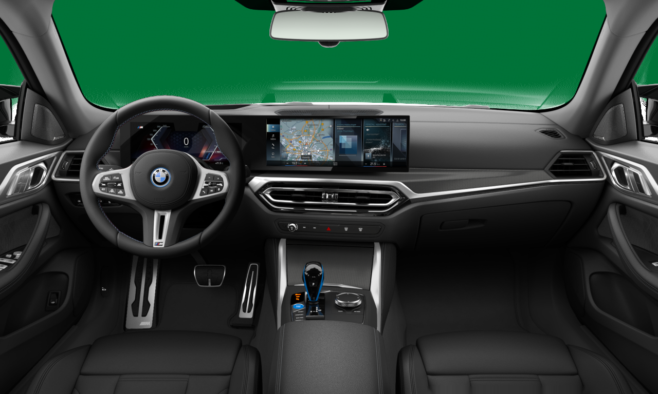 Interior of 2022 BMW i4 M50 (G26), VIN WBY32AW020FM74743