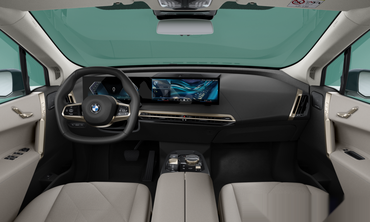 Interior of BMW iX xDrive45 (I20 (MUE)), VIN WBY41CF090CV14000