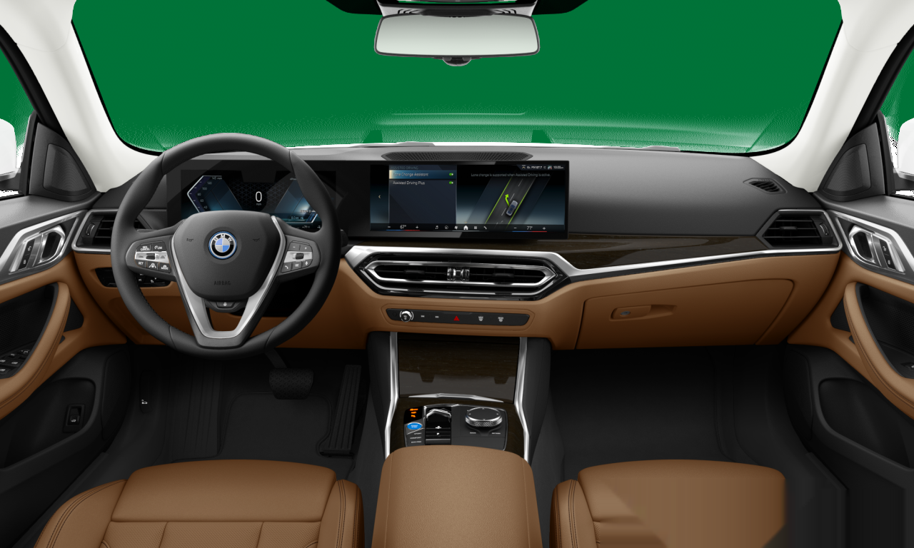 Interior of BMW i4 eDrive35 (G26), VIN WBY43AW00PFP74096