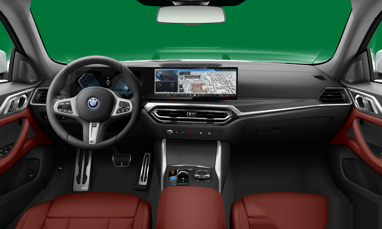 Interior of BMW i4 eDrive40 (G26), VIN WBY71AW08RFR76013