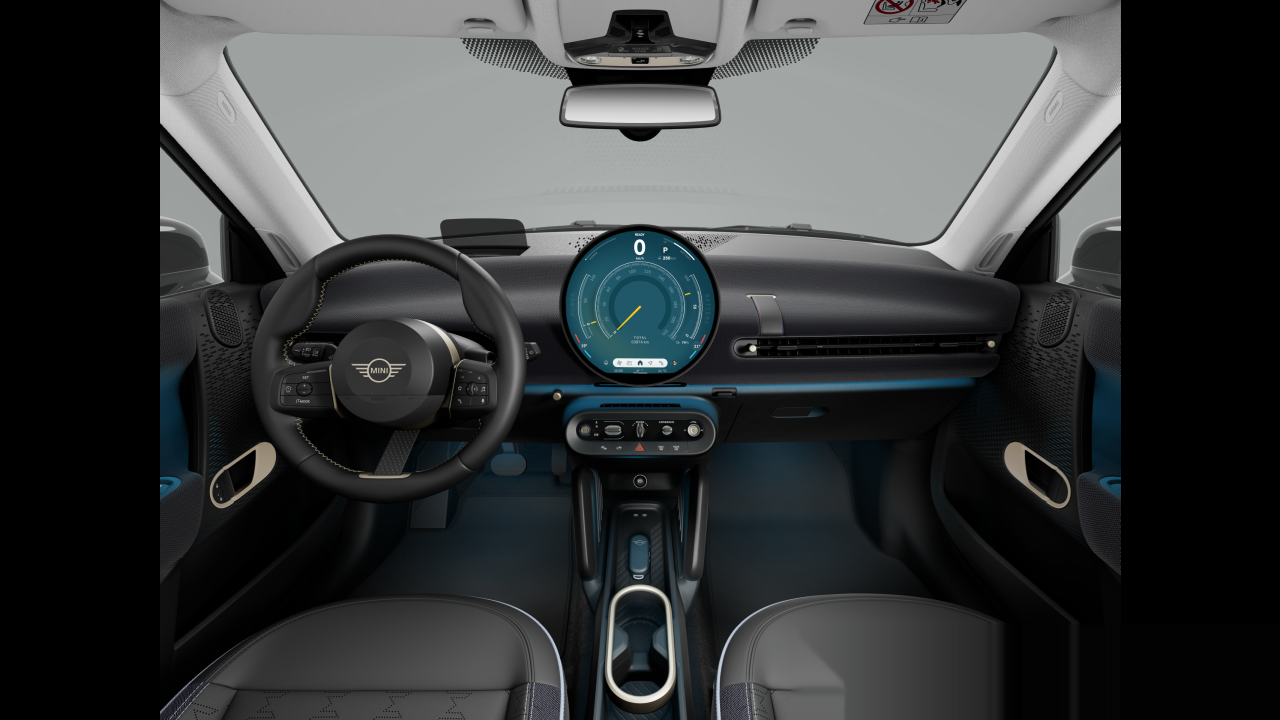 Interior of BMW MINI Cooper E (J01), VIN WMW12GC000TA36806