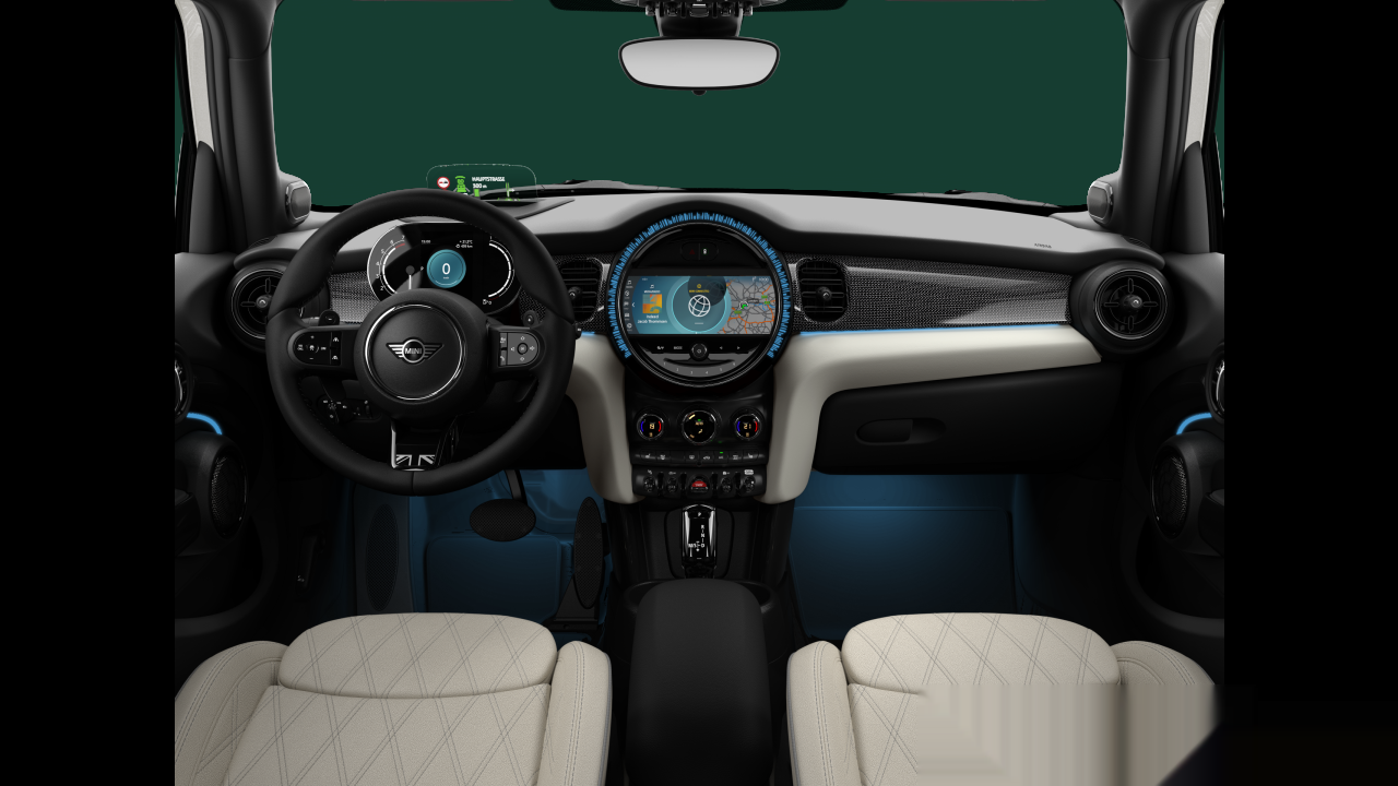 Interior of BMW MINI Cooper S (F55 (MUE)), VIN WMW52DK0802U37587