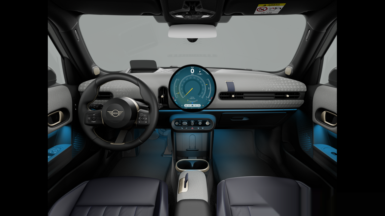 Interior of BMW MINI Cooper S (F65), VIN WMW52GD0502W63505